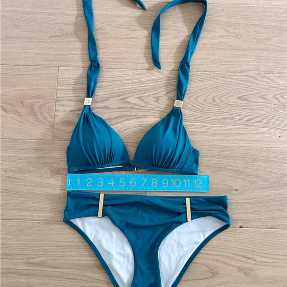 Victoria’s Secret, Swim bikini top and bottom, Emerald Green, Size S/XS - Picture 3 of 9
